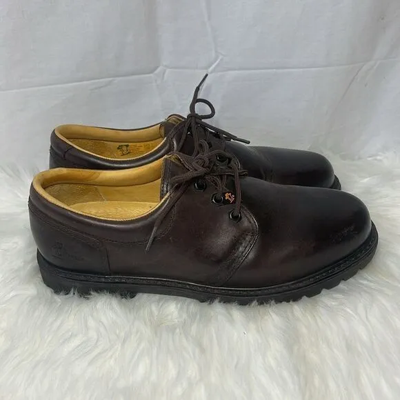 Havana Joe By Panama Jack Brown Leather Waterproof Oxfords Sz 44/US 10