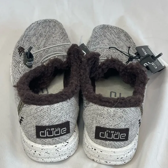 HEY DUDE WENDY SALT AND PEPPER Lightweight Slip-On Women’s Shoe Sz 5 NWT