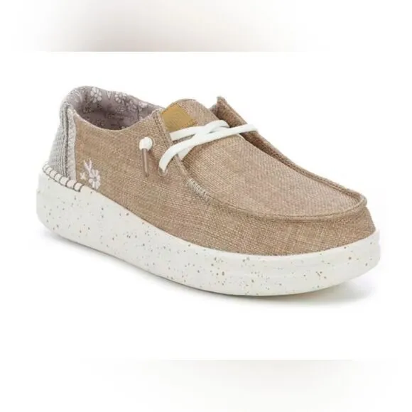 Hey Dude Wendy Rise Woven Tan