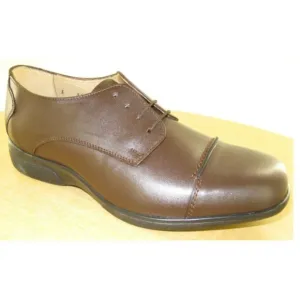 Hitchcock Mens Leather Oxfords- Style 3332 - Brown