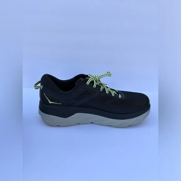 HOKA One One BONDI 7 Mens Running Shoes Blue Graphite Butterfly