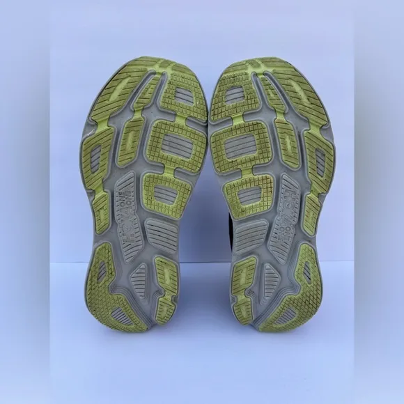 HOKA One One BONDI 7 Mens Running Shoes Blue Graphite Butterfly