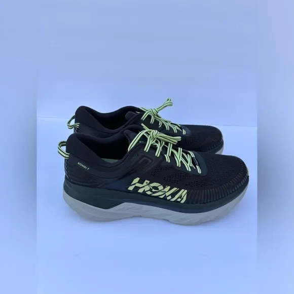 HOKA One One BONDI 7 Mens Running Shoes Blue Graphite Butterfly