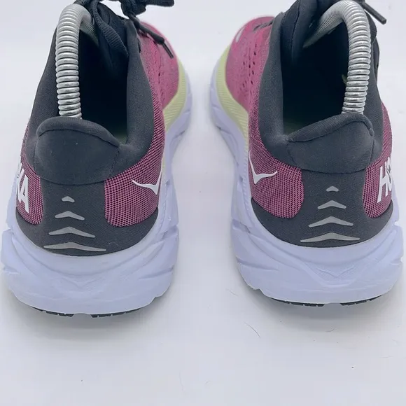 HOKA ONE ONE Clifton 8 &quot;Ibis Rose Pink Green' Womens Running Shoes Size 7.5B