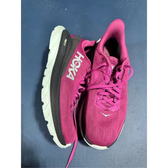 Hoka One One Mach 4 Women's Pink Running Sneakers Shoes Comfort