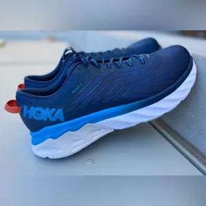Hoka One One Men’s Arahi 4 Athletic Running Shoes Blue Combination Size 9.5