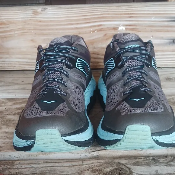 Hoka Stinson ATR 5 One One Athletic Shoes - Gray and Teal