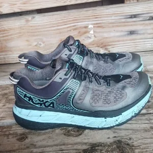 Hoka Stinson ATR 5 One One Athletic Shoes - Gray and Teal