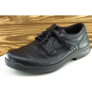 Hotter‎ Shoes Sz 8 M Black Derby Oxfords Leather Men Burton