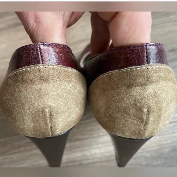 Hugo Boss Colorblock Platform Heels