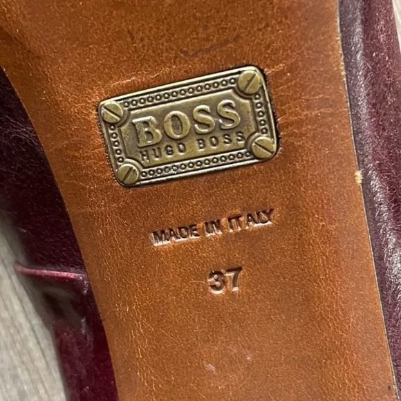 Hugo Boss Colorblock Platform Heels