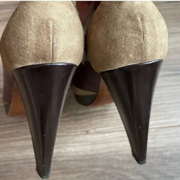 Hugo Boss Colorblock Platform Heels