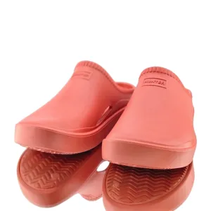 HUNTER In And Out Bloom Clogs 8 Slide On Rounded Toe Persimmon New in Box! 🧡