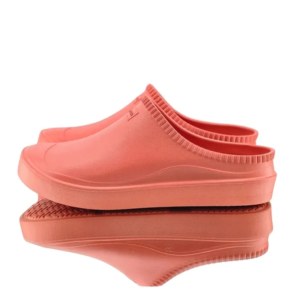 HUNTER In And Out Bloom Clogs 8 Slide On Rounded Toe Persimmon New in Box! 🧡