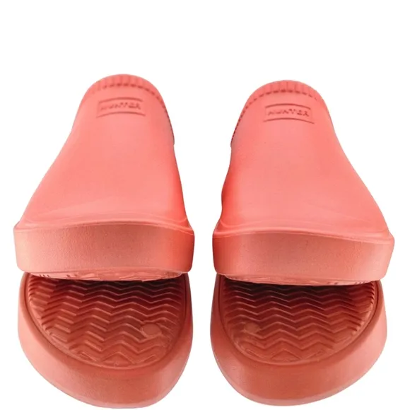 HUNTER In And Out Bloom Clogs 8 Slide On Rounded Toe Persimmon New in Box! 🧡