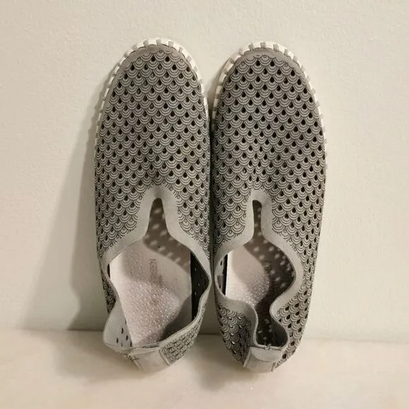 Ilse Jacobsen Tulip Womens Slip-On Loafer Shoes in Gray