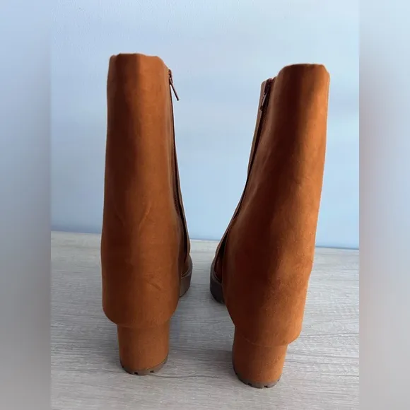 I.N.C. International Concepts Acelina Fold-Over Cuffed Dress Booties Size 7.5