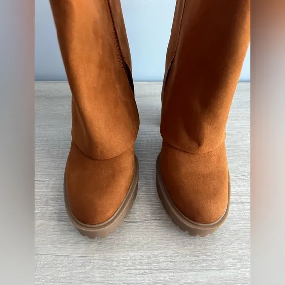 I.N.C. International Concepts Acelina Fold-Over Cuffed Dress Booties Size 9