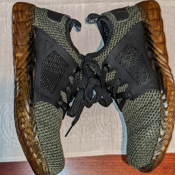 𝅺indestructible Men's Ryder Green Kevlar Sole Steel Toe Knit Sneakers Size 40/7