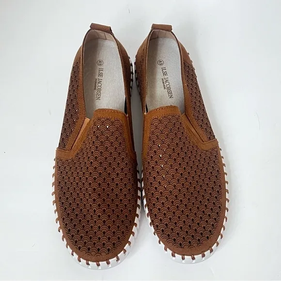 Isle Jacobsen Tulip 139 Perforated Slip-On Sneaker Mens Size EU 43 US 9.5 ⬇️
