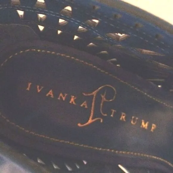 Ivanka Trump Colbalt Cage Heels