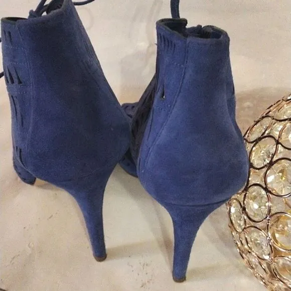 Ivanka Trump Colbalt Cage Heels