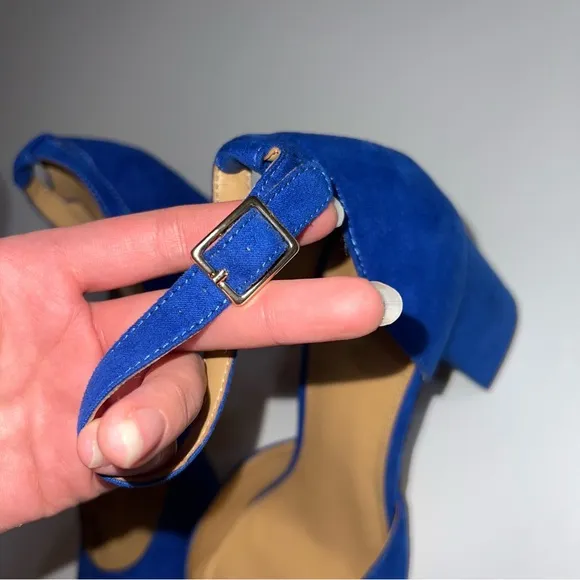 J. Crew  Block heels with ankle strap BT273
