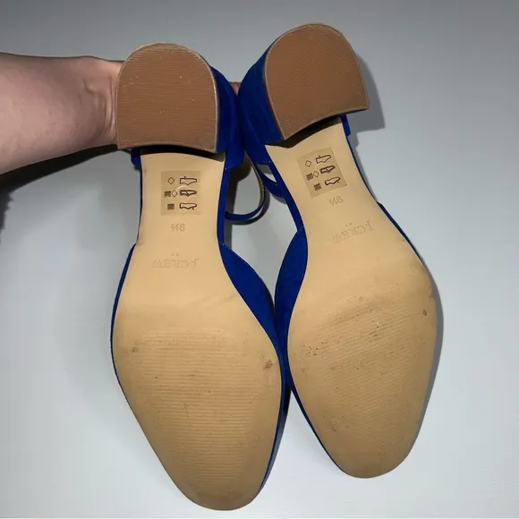 J. Crew  Block heels with ankle strap BT273