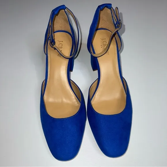 J. Crew  Block heels with ankle strap BT273