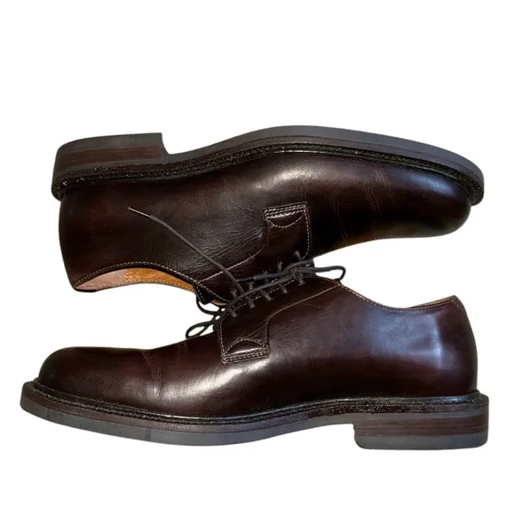 J. Crew Brown Leather Oxfords Style 97091 Men’s Size 9 Classic Prep