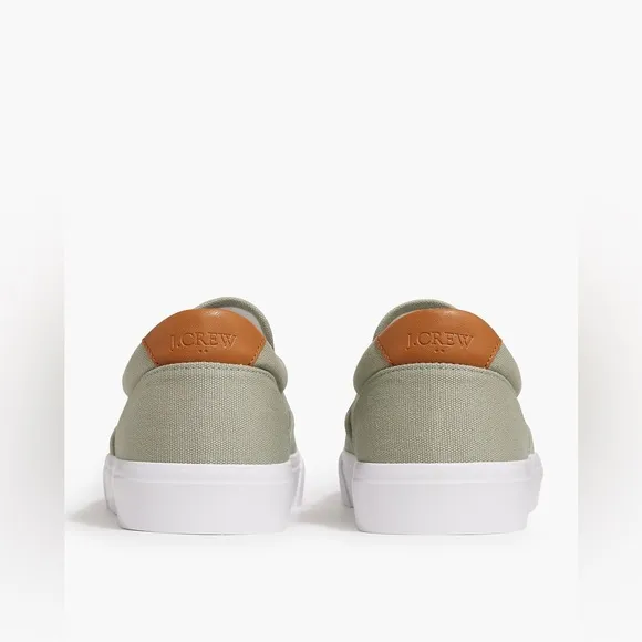 J. Crew Canvas slip-on sneakers