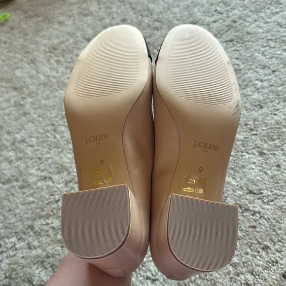 J. Crew Factory Cap-Toe Ballet Block Heels
