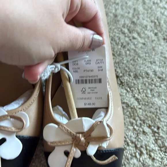 J. Crew Factory Cap-Toe Ballet Block Heels