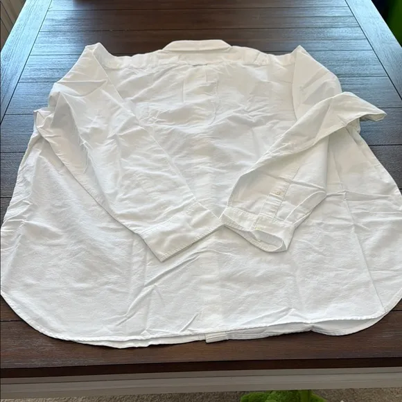 J. Crew Giant-fit oxford shirt Size XL
