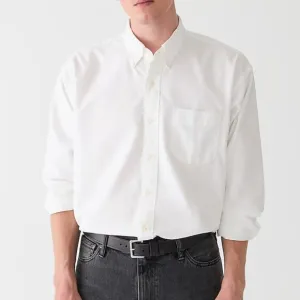 J. Crew Giant-fit oxford shirt Size XL