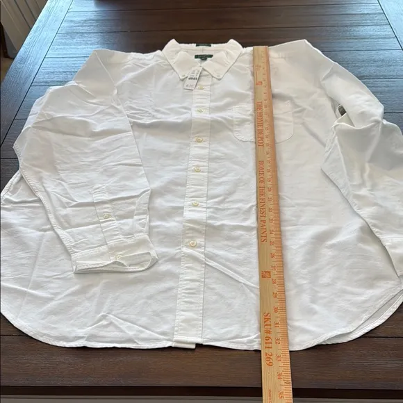 J. Crew Giant-fit oxford shirt Size XL
