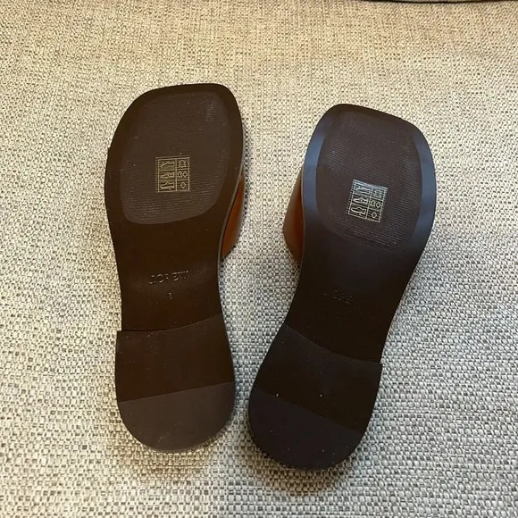 J. Crew NEW Callie Buckle Sandals in Cedar Brown Leather Size 8