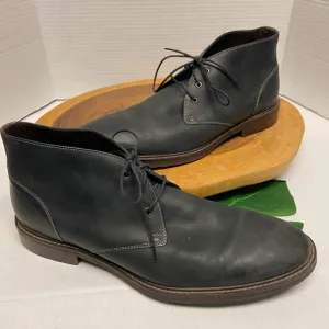 J. Murphy Dark Navy Blue Leather Oxfords