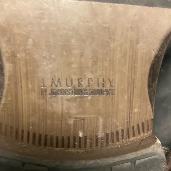 J. Murphy Dark Navy Blue Leather Oxfords