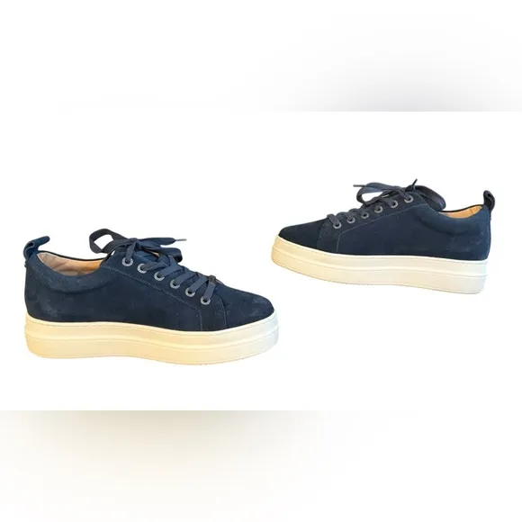 J Slides Noca navy blue Platform Sneakers Women’s Size 7.5