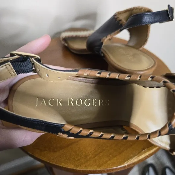 Jack Rogers Sloan Mixed Mild Block Heels