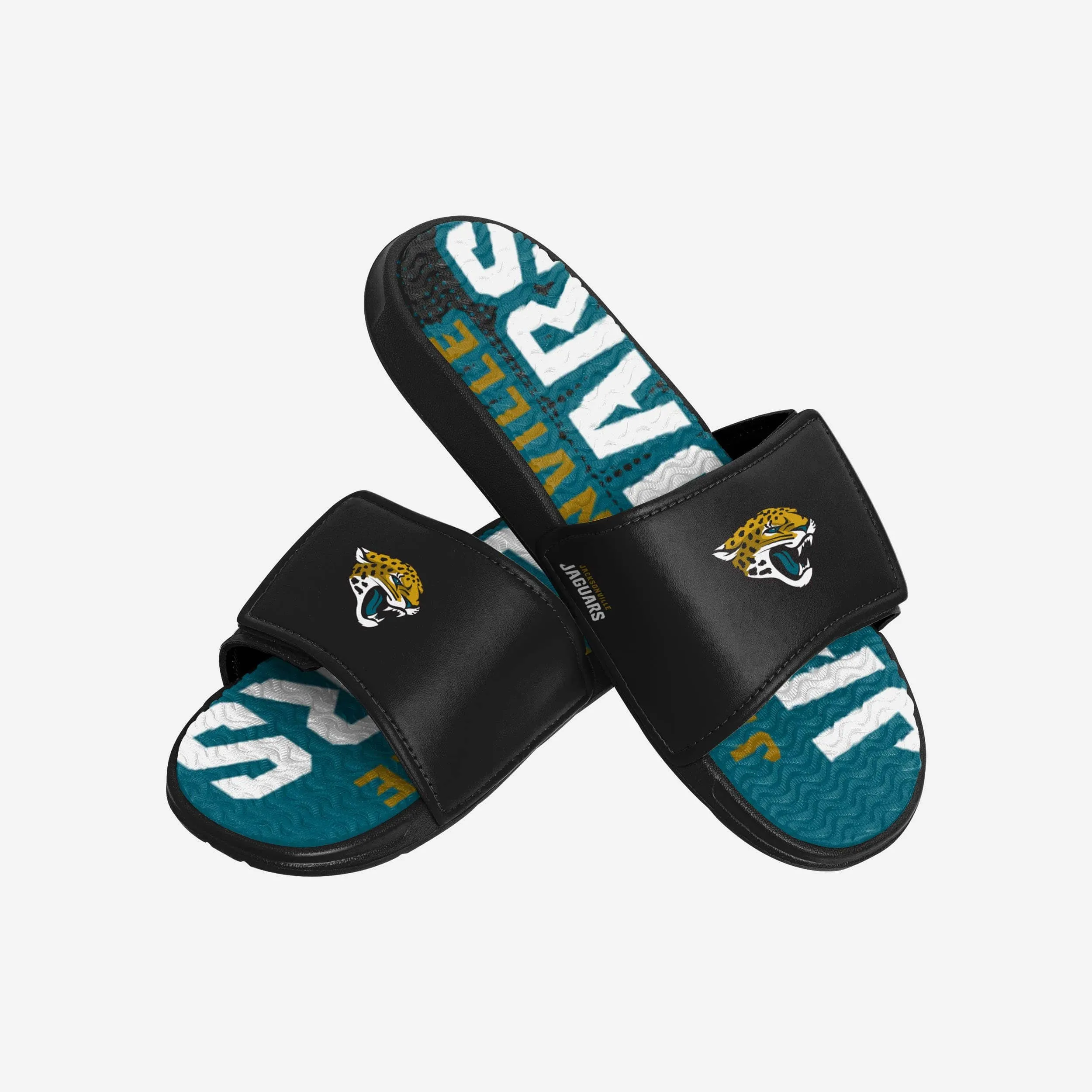Jacksonville Jaguars Gradient Wordmark Gel Slide