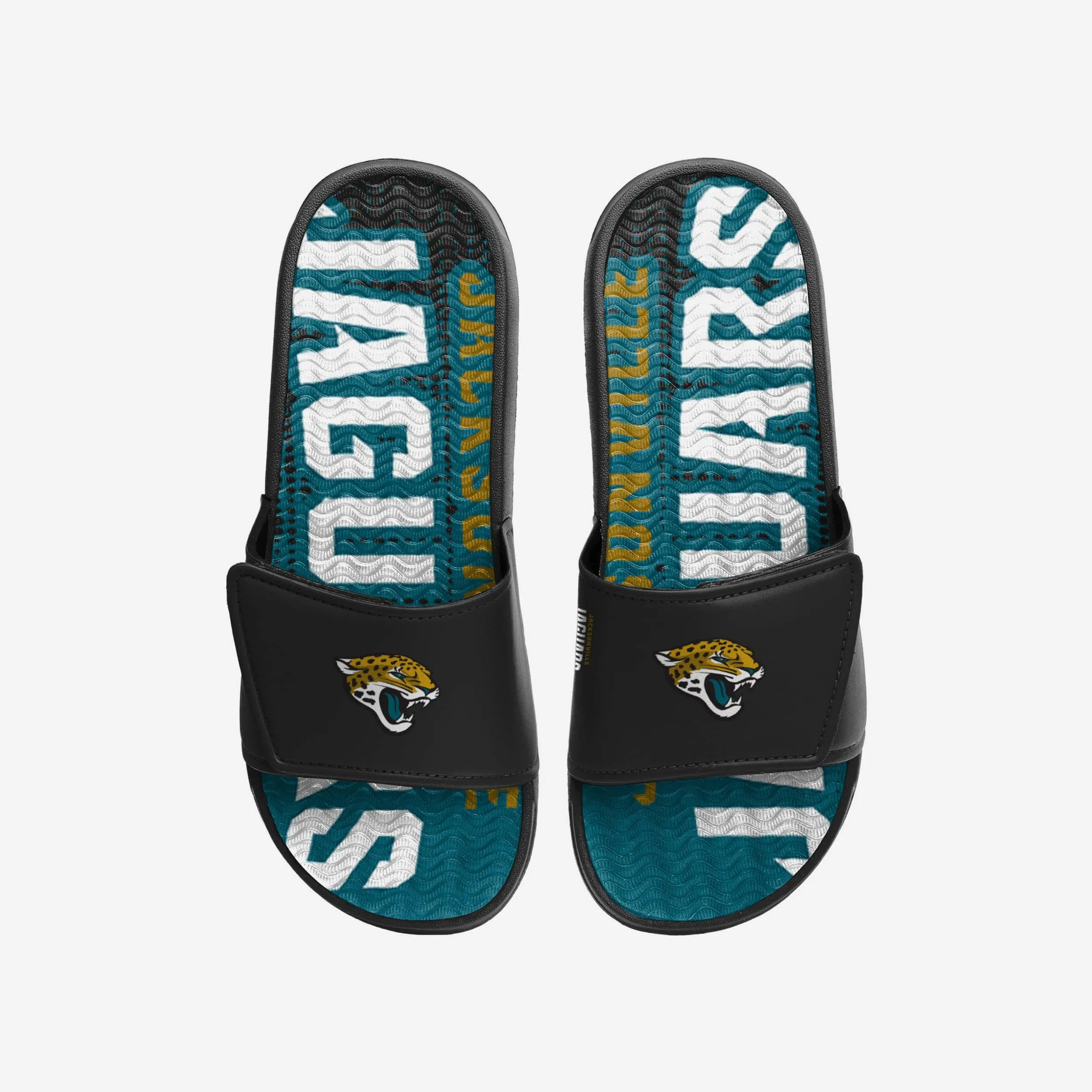 Jacksonville Jaguars Gradient Wordmark Gel Slide
