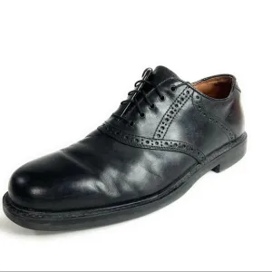 J&amp;M Durst Saddle Oxfords in Black