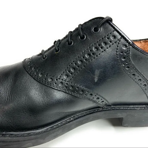 J&amp;M Durst Saddle Oxfords in Black