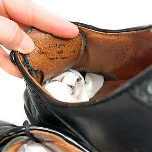 J&amp;M Durst Saddle Oxfords in Black