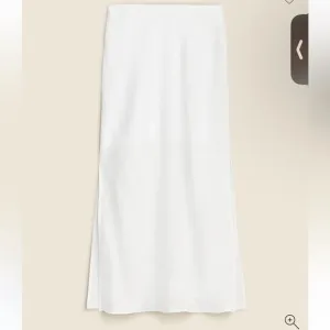 Jcrew Gwyneth slip skirt in linen