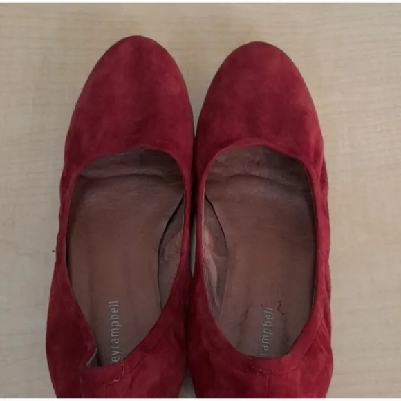 JEFFERY CAMPBELL Maroon Stretch Round Toe  Block Heels Size 10