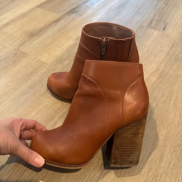 Jeffery Campbell short block heeled boots