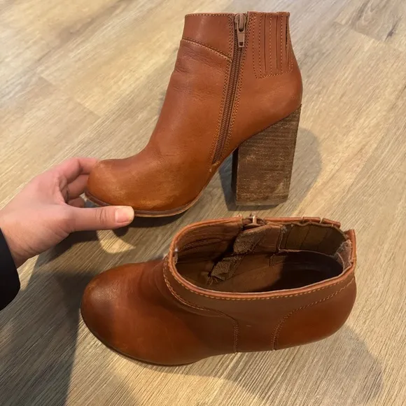 Jeffery Campbell short block heeled boots